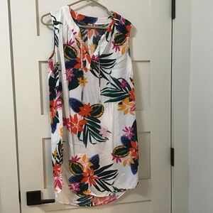 🌺 Old Navy Floral Tropical Sleeveless Dress – Medium 🌴